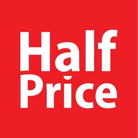 Get cashback from our partner Half Price